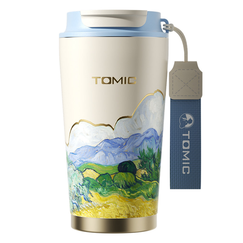 特美刻梵高咖啡杯SUS316不锈钢