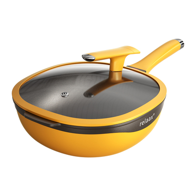 RELAAX官方正品钛炒锅不粘锅家用