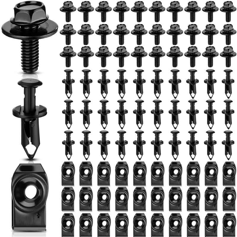 塑料卡扣通用款式发动机内盖防溅护罩防护板螺栓保险杠汽车卡扣