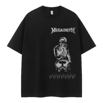 Megadeth乐队复古美式T恤