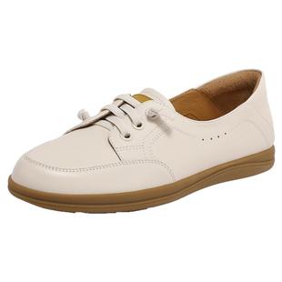 百丽平底豆豆鞋女款夏季新款女鞋子平底妈妈鞋浅口单鞋A7Z1DBM4