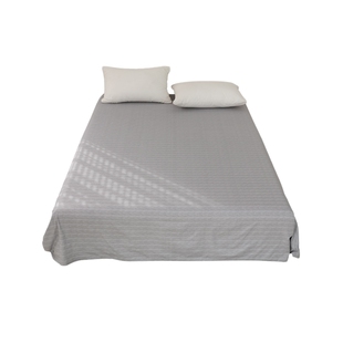 冷杉 中性风冷灰色精梳全棉床单床笠单件亲肤纯棉床单宿舍 可定制