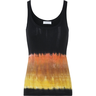 Gabriela Hearst春夏女扎染羊绒针织坦克背心