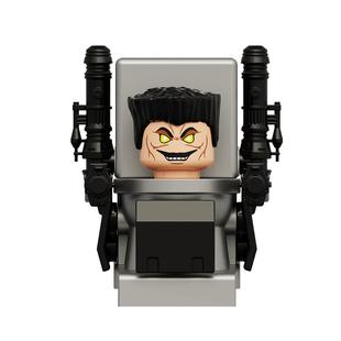 第十二季泰坦电视人vs马桶王DJ监控音响人仔拼装手办模型积木玩具