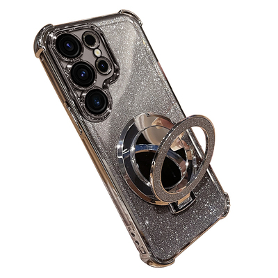 三星S26/S26Ultra闪粉镜子支架壳