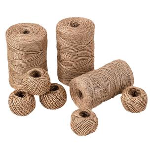 蛋糕围边麻绳绳手工照片墙包装麻绳壁挂树藤树皮捆绑绳管道装饰品