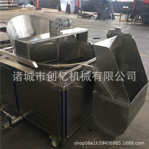 青豆油水混合燃气油炸机 自动控温双控温油炸机 油炸锅商用