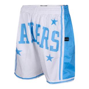 Mitchell&Ness短裤湖人队BigFace美式复古撞色运动运动球裤男MN