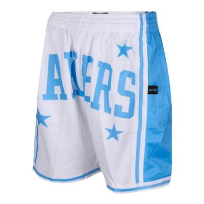 MN湖人队BigFace复古运动短裤男