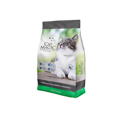 CATMAGIC喵洁客猫砂美国原装进口膨润土抗菌除臭钠基矿砂低尘25磅