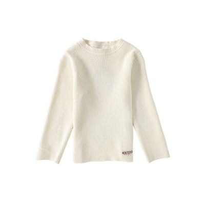 皇室童缘男女童纯色毛衣冬季