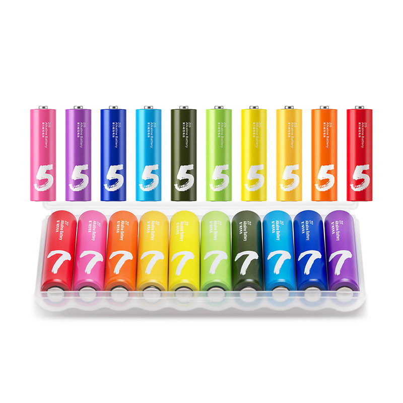 小米彩虹干电池5号7号