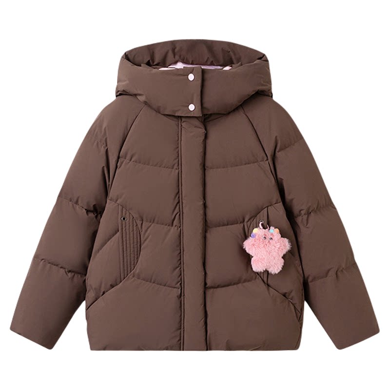 巴拉巴拉女童加厚羽绒服防风保暖