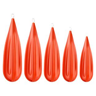 哈斯达路亚抛投训练器远投水滴型软体坠多克重路亚练习饵助抛器