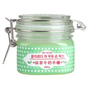 Miss Moter抹茶牛奶手蜡嫩白保湿补水改善角质护手霜撕拉式手膜