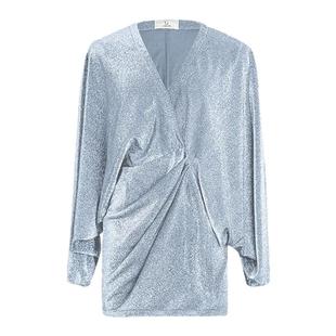 TU女装 星霜法式复古V领收腰上衣2026年春季新款长袖雕塑感衬衫