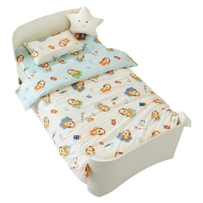 儿童被套纯棉100全棉婴儿被套纯棉a类夹棉幼儿园专用小被罩三件套