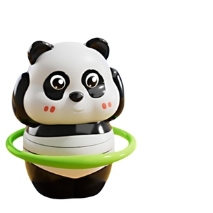 上链发条玩具熊猫运动会系列滑板呼啦圈跳绳宝宝学爬抬头创意玩具