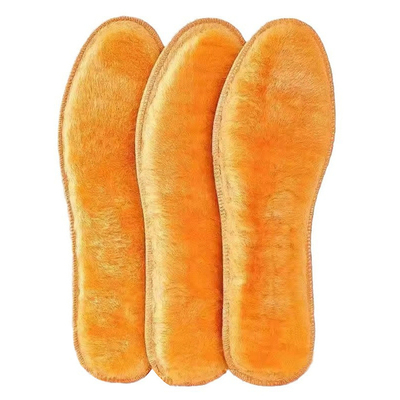 保暖鞋垫冬季男女加绒加厚仿羊毛软底舒适棉鞋垫防臭吸汗透气毛绒