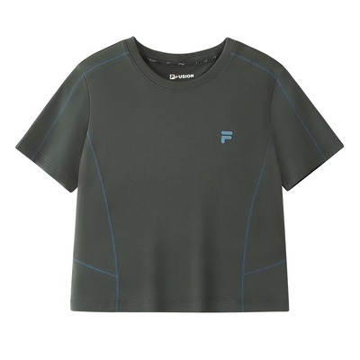 FILAFUSION斐乐情侣短袖T