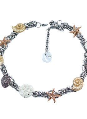 原创阳光海滩海洋choker项链颈链