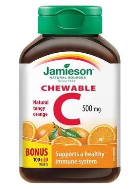 Jamieson健美生维生素c橙味120片