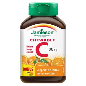 Jamieson健美生维生素c橙味120片