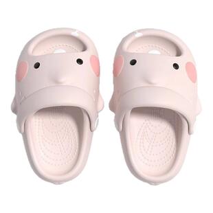 儿童绑带凉拖鞋女童夏季外穿防滑防撞带跟居家小童1-3岁2岁洞洞鞋