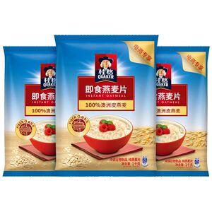 桂格即食冲饮纯燕麦片谷物原味3KG速食营养无蔗糖懒人早餐囤货