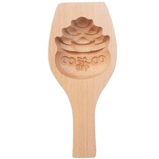 过年做馒头花饽饽模具山东手工鱼花模具家用木质糕点模具花样馒头