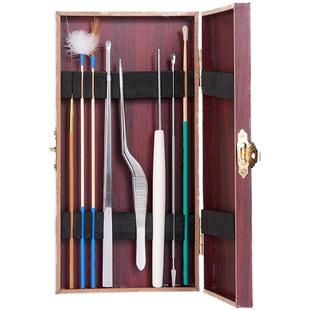 专业打掏耳朵毛毛神器采耳工具挖耳勺鹅毛羽毛棒采儿耳朵掏耳套装