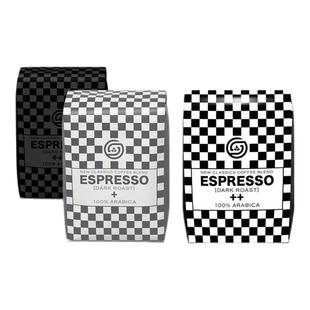 小满意式棋盘格意大利美式咖啡豆意式浓缩精品咖啡豆可现磨粉500g