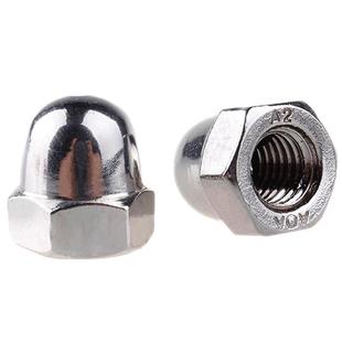 304不锈钢盖型螺母圆球头细牙反牙盖形螺帽装饰螺丝帽M3M4M5M6M8