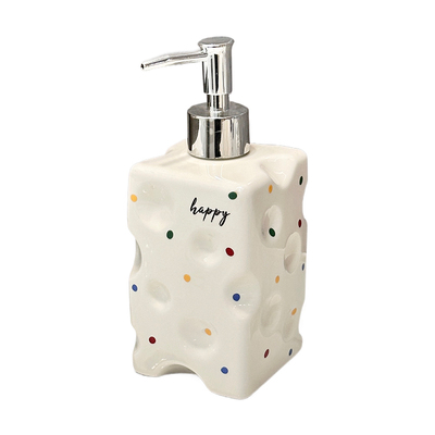 奶酪陶瓷洗手液瓶子浴室高端沐浴露分装瓶洗发水空瓶洗洁精按压瓶