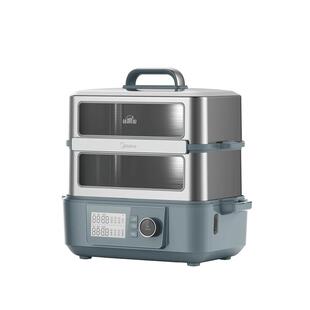 美的蒸魔方电蒸锅家用蒸煮炖多功能一体全不锈钢预约定时2026新款