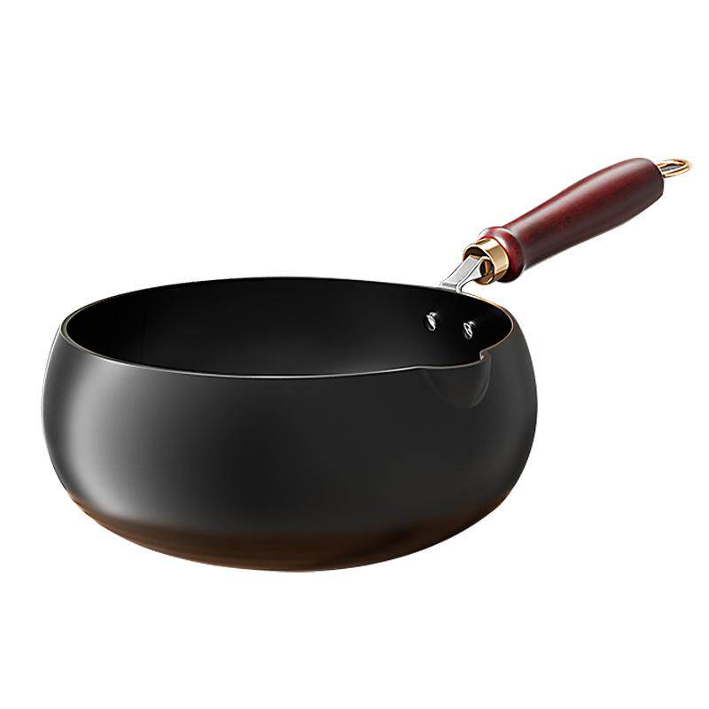 芭蒂维拉导流口大肚锅铁锅家用炒菜锅无涂层不粘锅炒锅汤锅炖锅