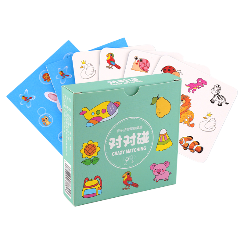 疯狂对对对碰卡片记忆找相同桌游儿童益智训练玩具专注力互动纸牌