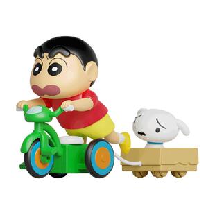 52TOYS蜡笔小新动感新生活盲盒发条可动手办潮玩摆件礼物不想起床