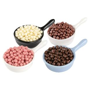 古缇思黑白巧克力脆脆珠豆粒烘焙专用纯可可脂蛋糕装饰脆米球爆谷