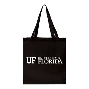 新品UF佛罗里达大学Florida帆布袋简约环保购物袋单肩包有拉链女