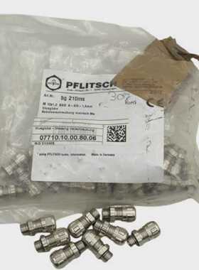 30x Pflitsch bg 210ms Messing vernickelt M10x1.0 KAD 63 Blue