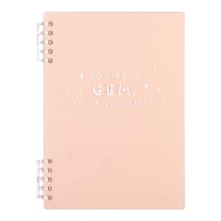 英瑞克B5不硌手活页本可拆卸线圈笔记本本子a5初中生专用记事纸a5高中生专用可拆环扣大学生考研定制日记本子