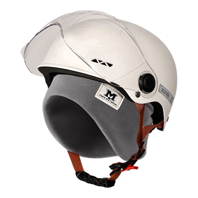 电瓶车头盔内胆帽男女骑行保暖