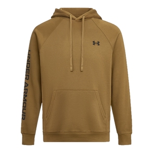 安德玛官方UA秋冬Rival男子抓绒运动休闲连帽卫衣6006386