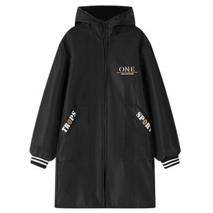 秋冬新款罩衣女防水防油成人厨房围裙耐脏加绒加厚男士外套工作服