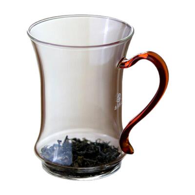 高颜值绿茶杯耐热玻璃杯子泡茶杯