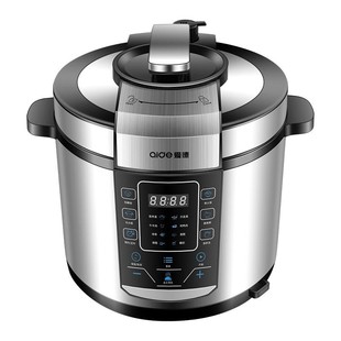 爱德6L电压力锅家用大容量304不锈钢智能高压锅4~8人多功能电饭煲