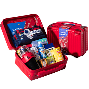 龙三叔高档十岁周岁生日宴伴手礼幼儿园宝宝满月百日零食礼盒回礼