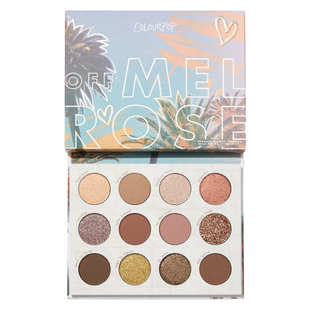 COLOURPOP（美国）椰树盘十二色Off Melrose眼影盘大地色哑光日常