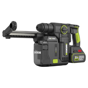 威克士集尘电锤锂电池WU385T新型冲击钻大功率电镐锺打混凝土两用